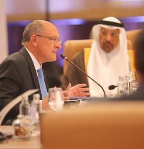 Brazil’s vice president Geraldo Alckmin (L): Signing of partnerships and protocols of intent with the Latin American giant’s “leading” trade partner in the Middle East