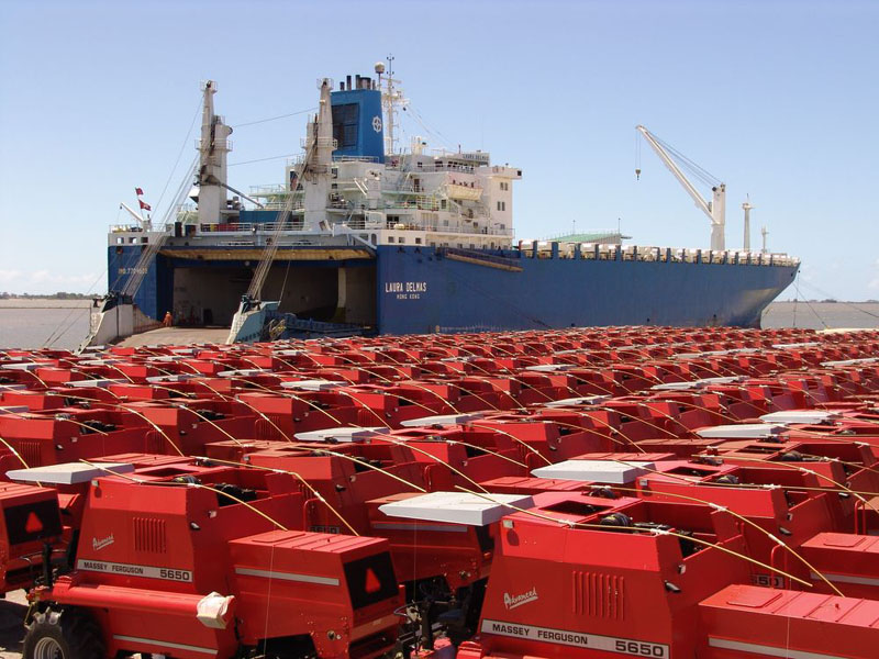 Rio Grande Port operated as usual, but roads taking goods to the terminal were hit by the floods