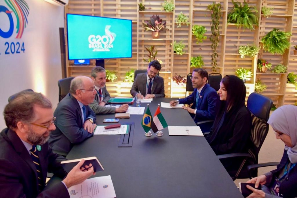 Reem Al Hashimy and Mauro Vieira: UAE-Brazil bilateral meetings