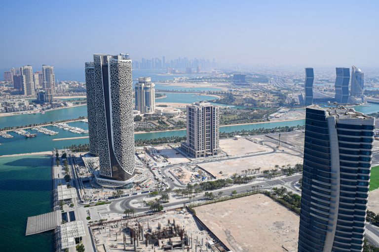 Aerial view of Doha: City saw a high number of real estate transactions