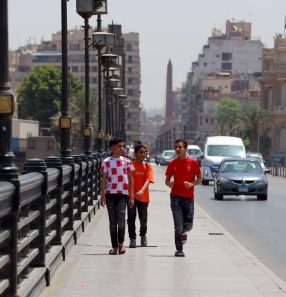 Daily Life On Qasr Al Nile Bridge