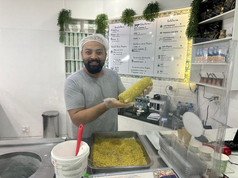 Alaa Kaseem's first experience with ice cream was in Syria