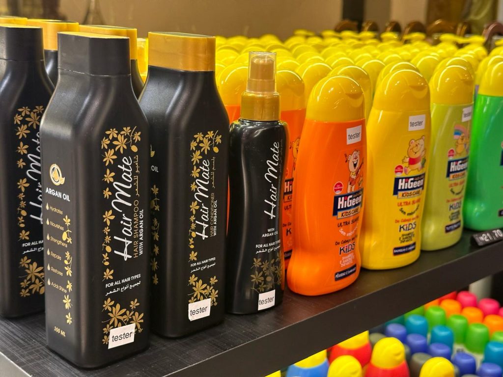 Argan shampoo and children's products are among those available in Brazil