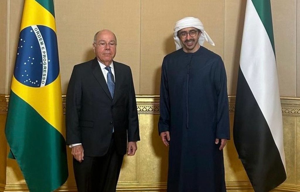 One of the meetings on Wednesday was with the Foreign Minister of the UAE