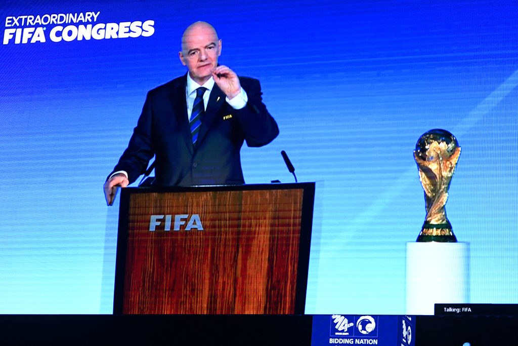 FIFA confirms Saudi Arabia as 2034 World Cup host