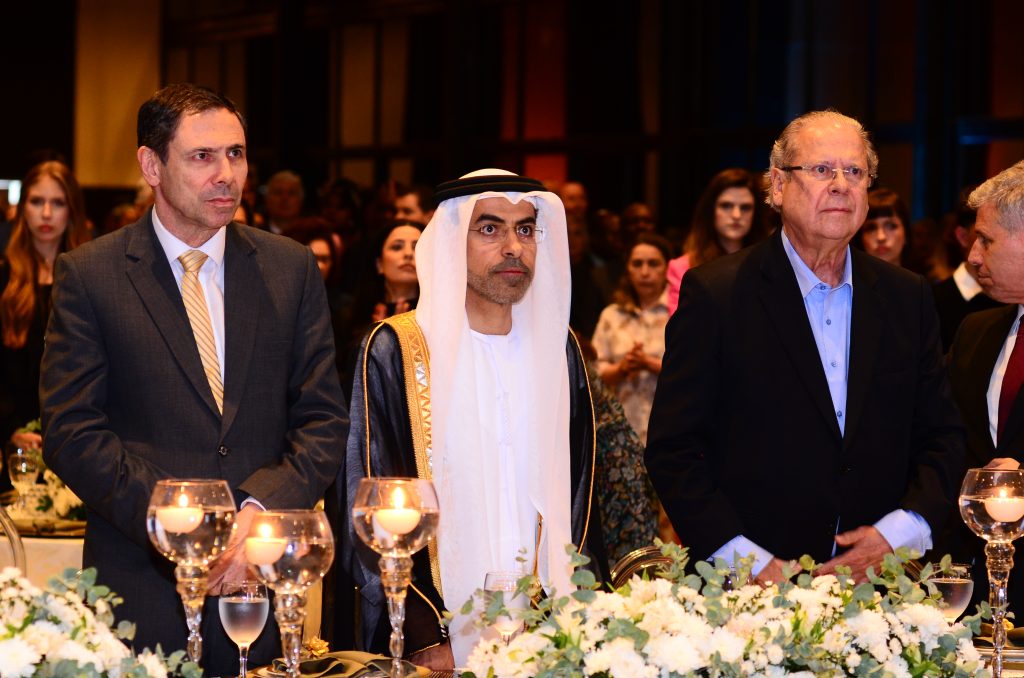 Carlos Sobral, Alsuwaidi e José Dirceu: autoridades e políticos de Brasília participaram do encontro