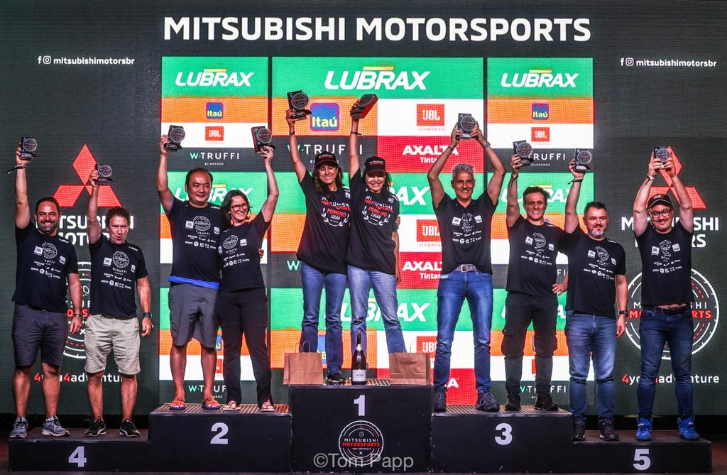 The duo secured first place in the 2023 Mitsubishi Motorsports