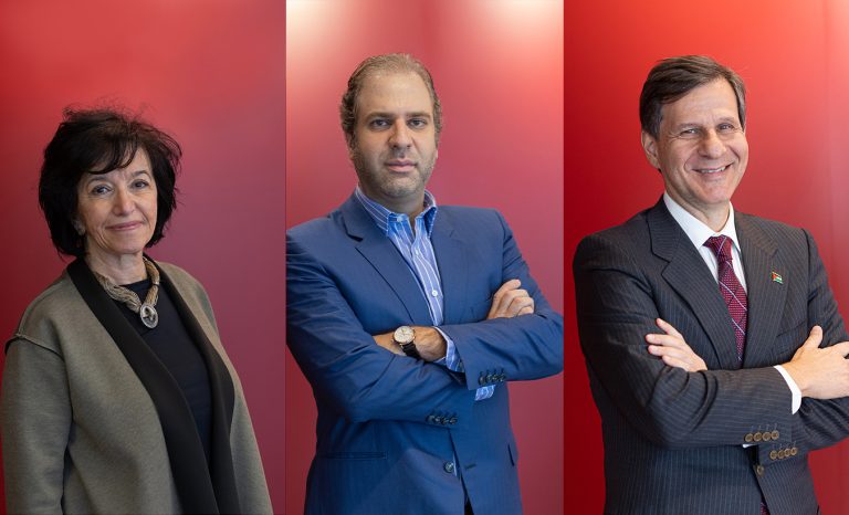 Silvia Antibas (esq.), Arthur Jafet (centro) e Mohamad Mourad (dir.): sugestões culturais