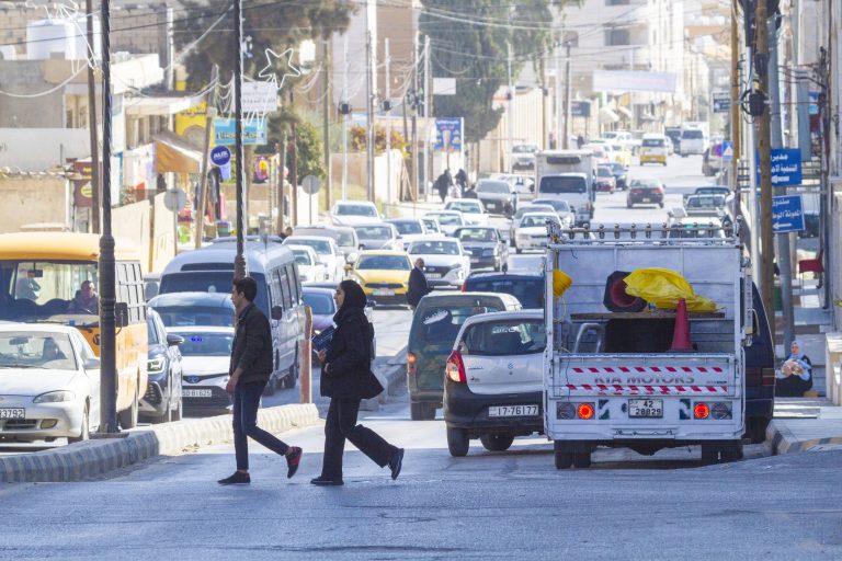 Jordan, Middle East , Madaba Governorate, Madaba (Photo by Philippe TURPIN / Photononstop / Photononstop via AFP)