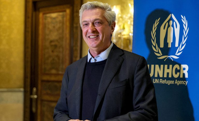 Filippo Grandi, head of the UNHCR, in Damascus, Syria: Families return to the country but need support to rebuild homes