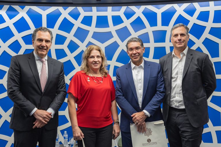 William Adib Dib Júnior (à esq.), Angela Martins, Daniel Hannun e Mansueto Almeida: primeiro CCAB Conecta de 2025 apresentou os rumos da economia