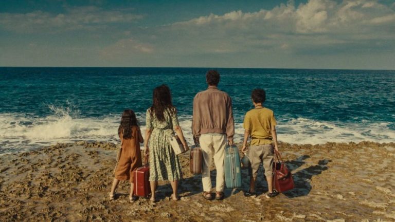 A couple and their children await a rescue that never comes on an uninhabited island