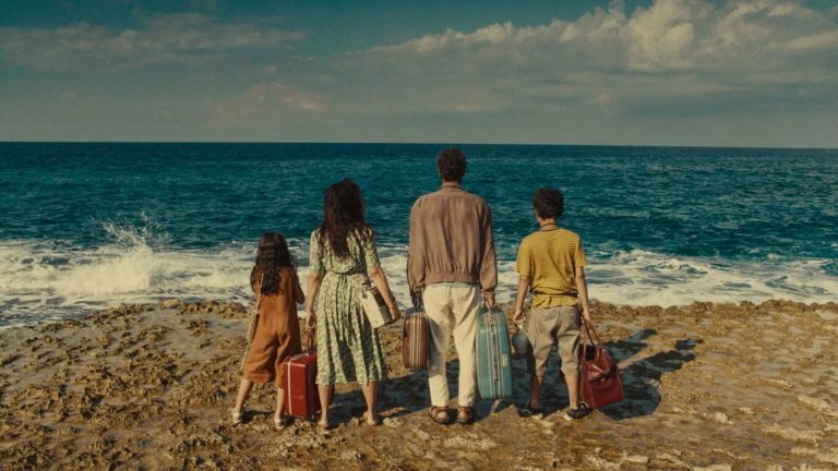 A couple and their children await a rescue that never comes on an uninhabited island