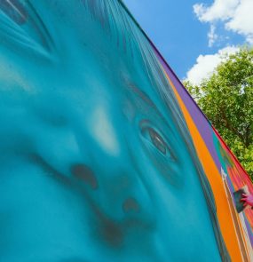 Imigração síria em mural de arte de São Paulo