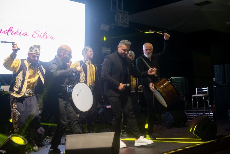 Kaiss Ramah’s band includes Arab and Brazilian members