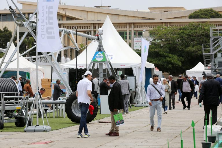 The 21st Edition of the International Exhibition of Agriculture, Livestock and Agro-Industry ''Sipsa Filaha'' at the Pins Maritimes Exhibition Center in Algiers, Algeria on May 23, 2023 (Photo by Anis / APP/NurPhoto) (Photo by APP / NurPhoto / NurPhoto via AFP)