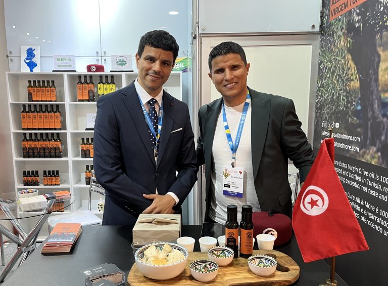 Yassine (L) and Saif: production entirely dedicated to export