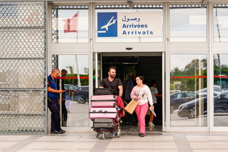TUNIS, TUNISIA - OCTOBER 03: 102 Tunisian citizens evacuated from Lebanon due to the conflict with Israel arrive in Tunis–Carthage International Airport in Tunis, Tunisia on October 03, 2024. Yassine Gaidi / Anadolu (Photo by Yassine Gaidi / ANADOLU / Anadolu via AFP)