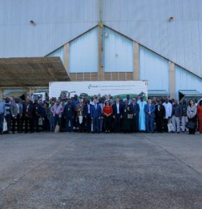Representantes dos países africanos em visita à Conab: encontro promoveu trocas de experiências