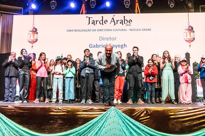 صايغ مشاركاً في الأمسية العربية في النادي الرياضي السوري