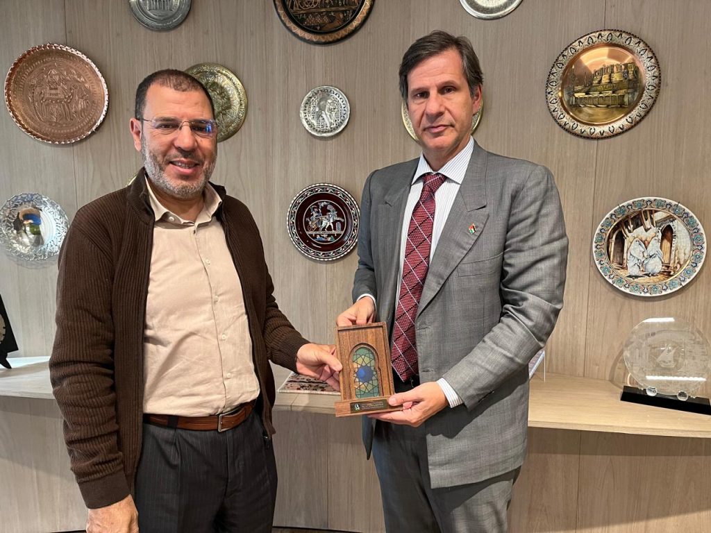 Mourad (R) and Jabli: Invitation for a new visit to Brazil