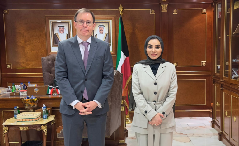 The ambassador and the minister: discussing topics of mutual interest