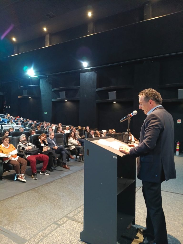 Dib falou pela Câmara Árabe: instituição é patrocinadora da mostra