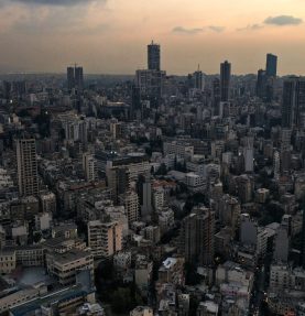 Vista aérea da capital libanesa, Beirute: país criou agência reguladora para setor de eletricidade