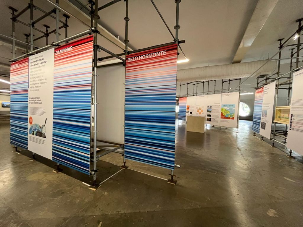 Painéis traduzem as temperaturas extremas