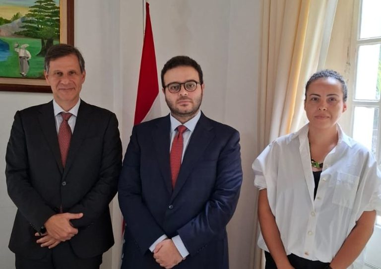 Mohamad Orra Mourad, Consul Joe Turk e Fernanda Baltazar at a meeting in Rio de Janeiro