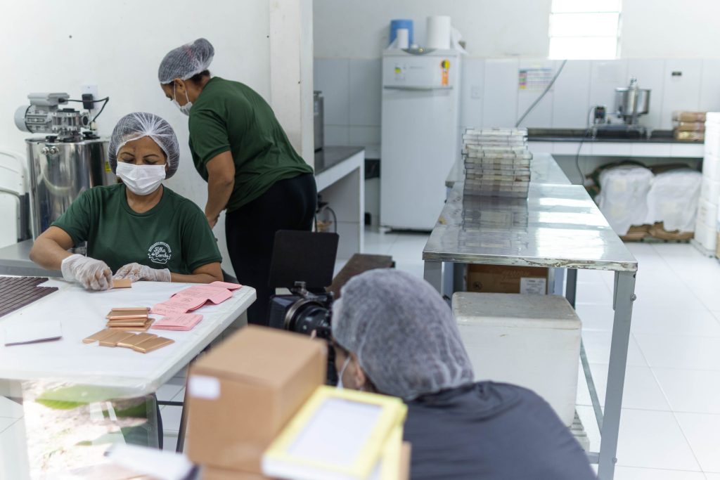 Chocolates are produced on Combu Island