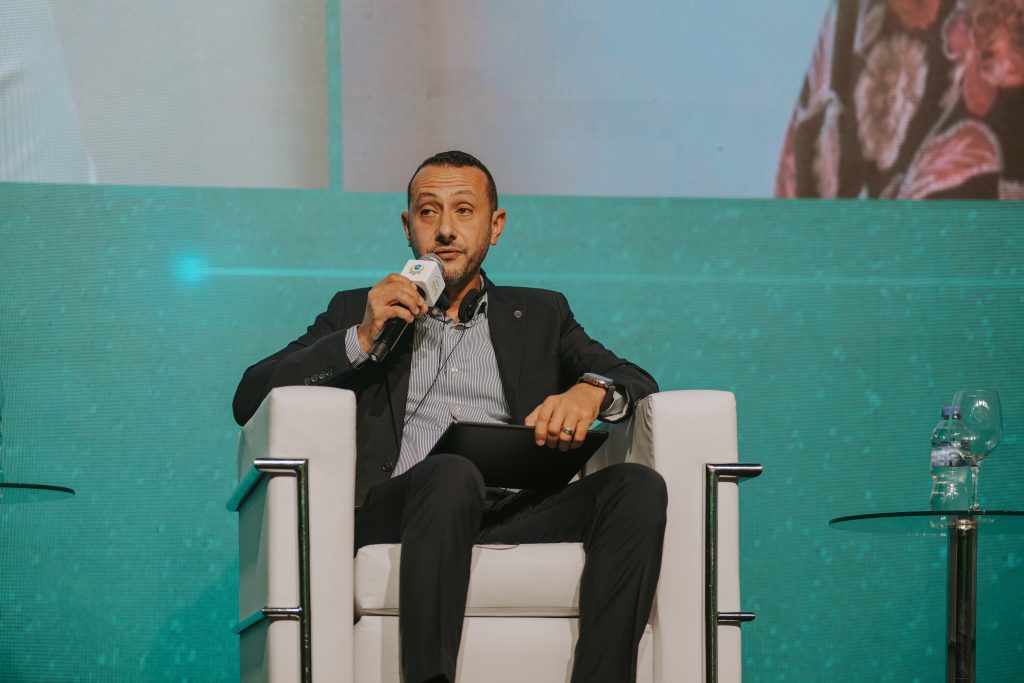 Mohamed Sheha moderated the panel on tourism