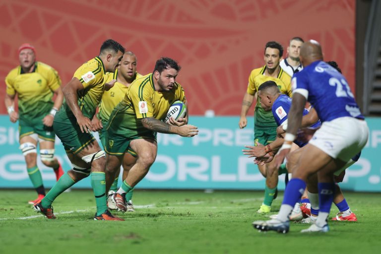 Rugby do Brasil busca em Dubai vaga no Mundial Primeiro jogo do time brasileiro em Dubai foi no sábado contra Samoa