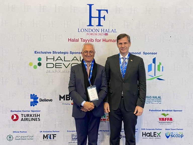 Arab-Brazilian Chamber joins Halal Forum in London Younes (L) and Mourad: Key halal topics discussed in London