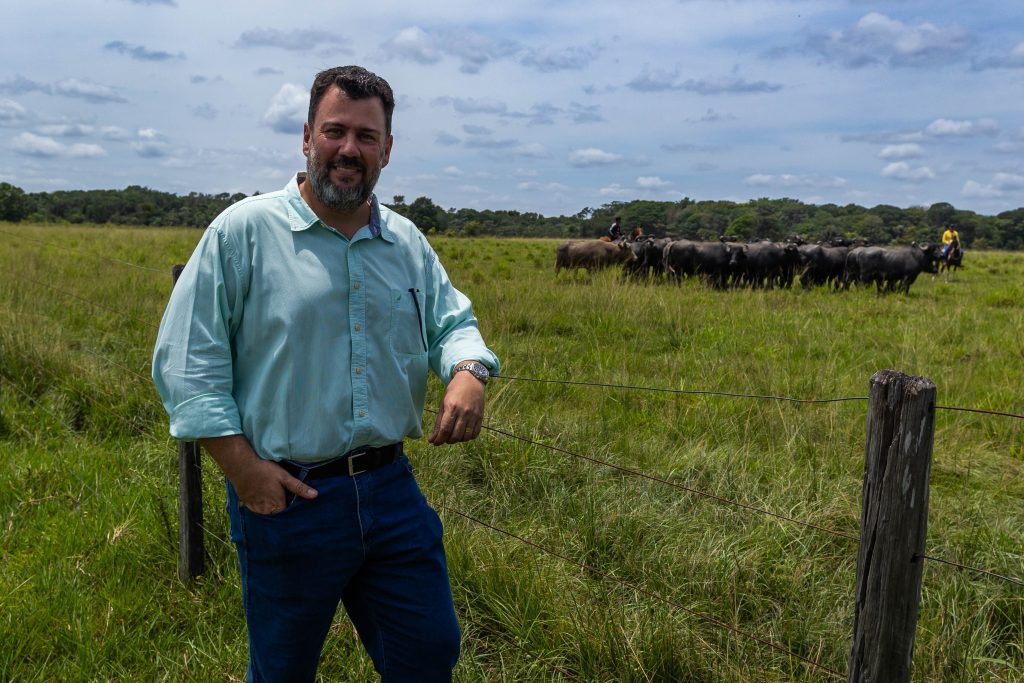 Daniel Araújo is the farm’s CEO and coordinator of the Buffalo Working Group (GT Búfalo)