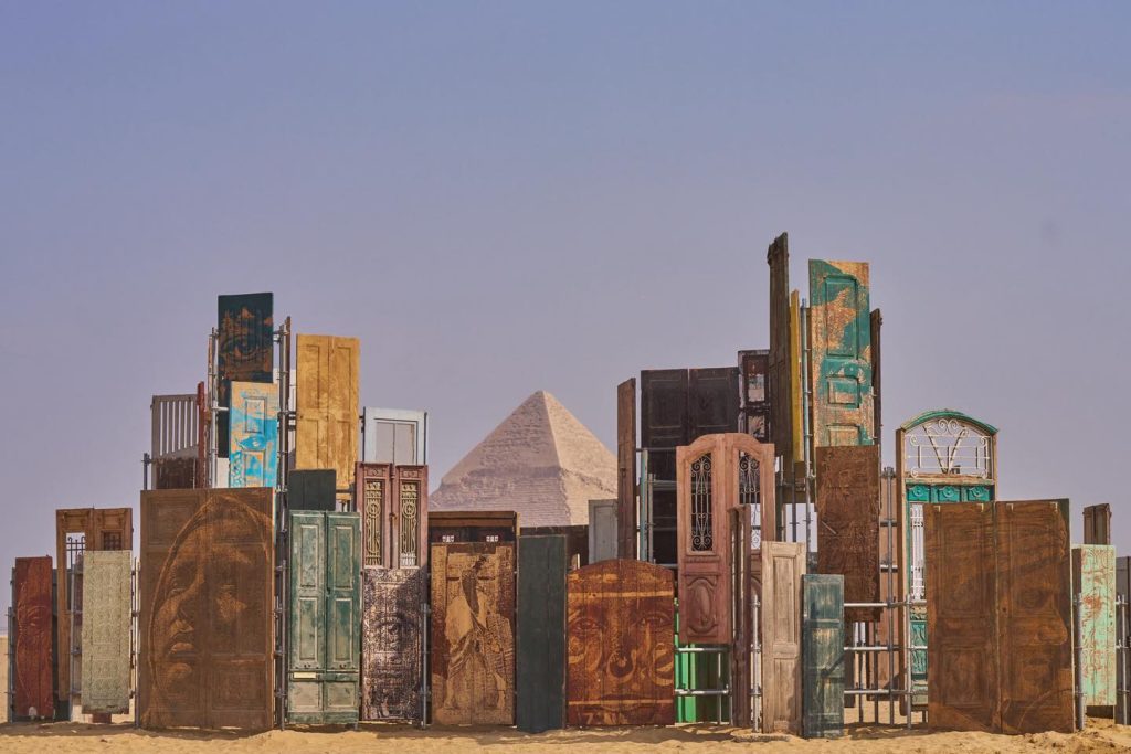 Alexandre Farto collected doors from various places around the world