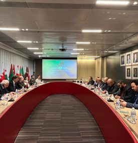 Encontro realizado na Câmara Árabe debateu a promoção comercial e a realização de um fórum empresarial bilateral em 2026