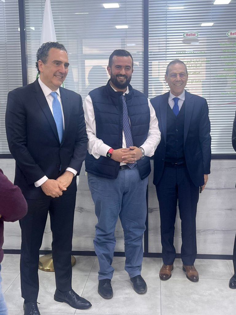 Brasileiros também visitaram empresa Bellat