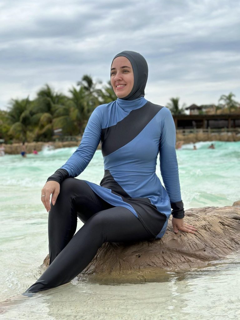 Burquíni da Alai: criações surgiram da sugestão de uma cliente