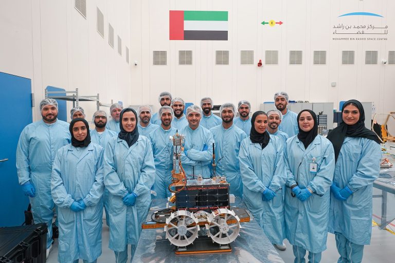 Team from the Mohammed Bin Rashid Space Centre (MBRSC) announces the successful completion of the Rashid Rover 2 lunar robotic vehicle development.
