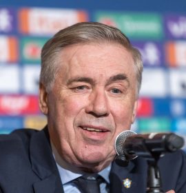 O técnico da Seleção Brasileira, Carlo Ancelotti: partidas amistosas para preparar o Brasil na busca pelo hexacampeonato