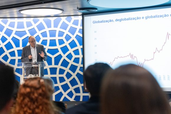 Samuel Pessôa: em sua palestra, pesquisador fez análise dos desafios estruturais da economia brasileira