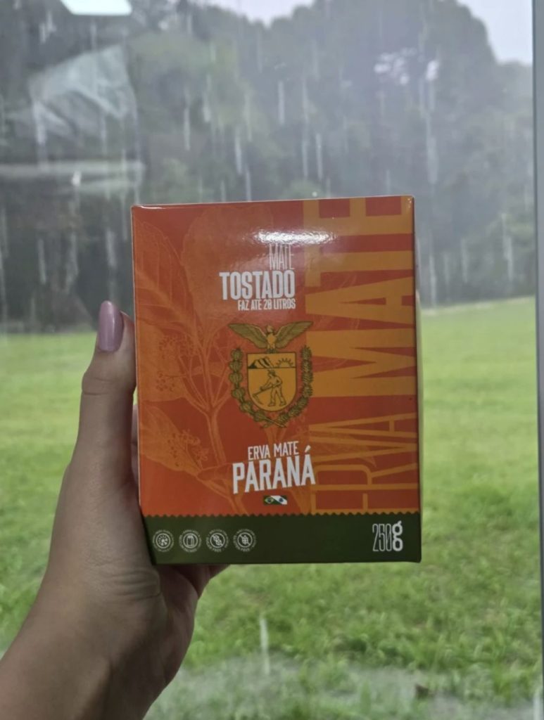 Chá-mate tostado também está no catálogo