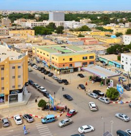 MAURITANIA. NOUAKCHOTT. VIEW ON THE STREETS OF THE MAURITANIAN CAPITAL.
