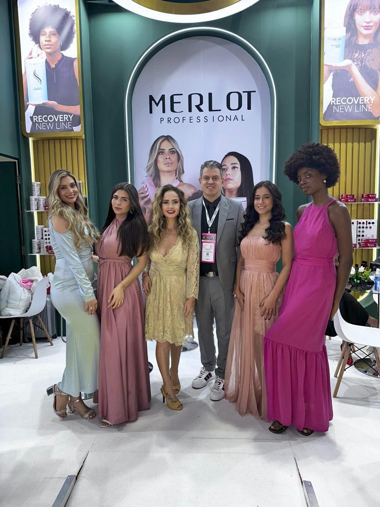Merlot Professional International brand promoted at an event