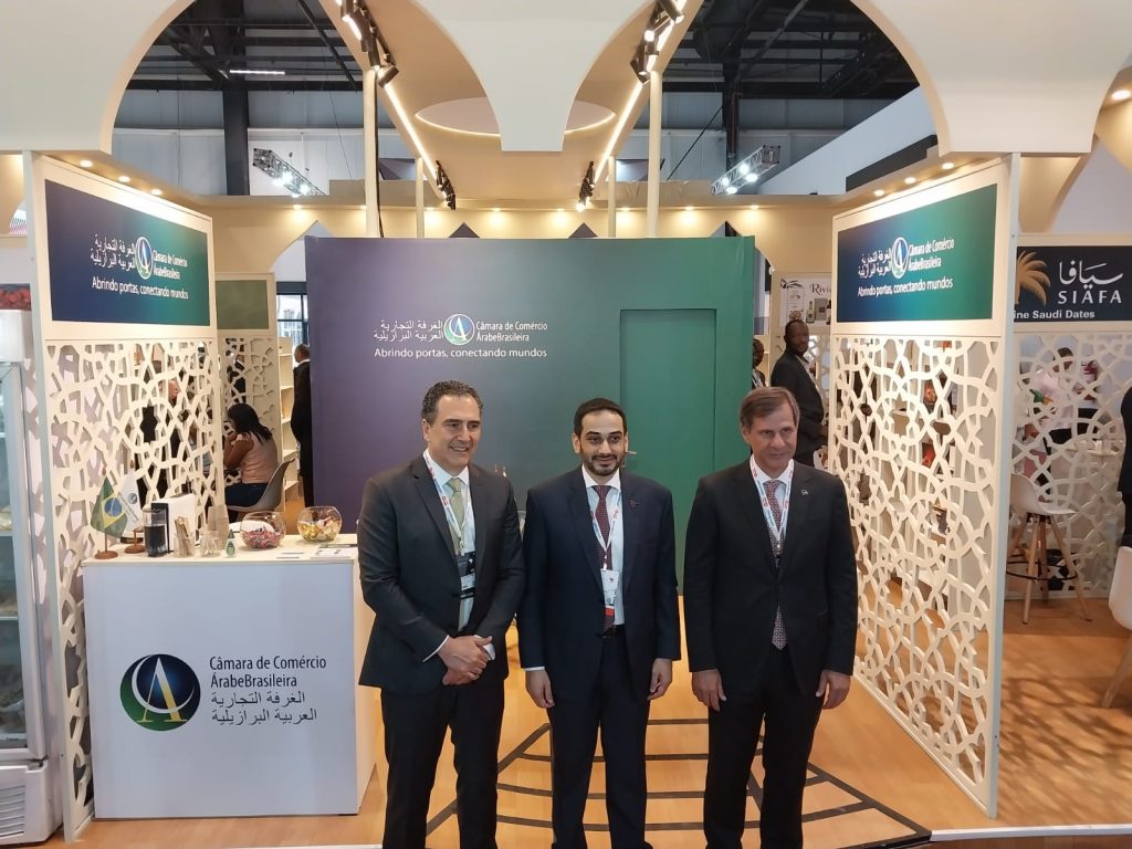 Dib, Shaheen e Mourad: presentes no primeiro dia da Anuga Select Brazil