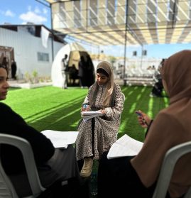 Students University Khan Younis Gaza