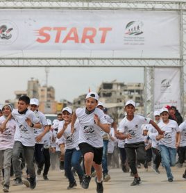 Marathon for Palestinian orphaned children on the 78th anniversary of the Nakba