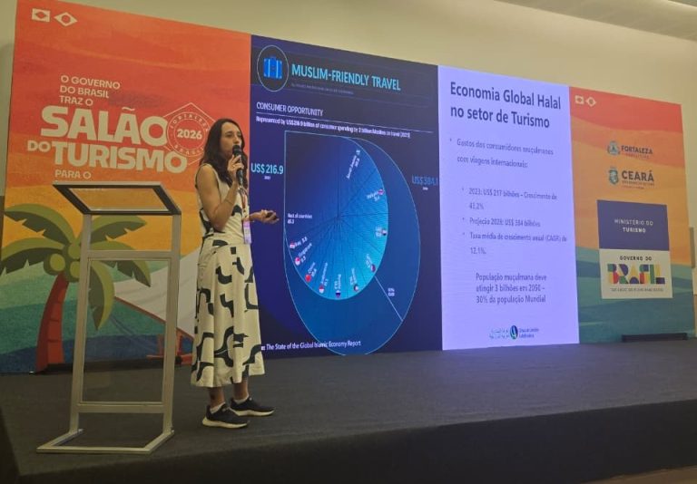 Workshop leva conceito halal ao Salão do Turismo Fernanda Dantas em workshop: mercado islâmico está em crescimento acelerado e Brasil pode ser destino do consumidor muçulmano