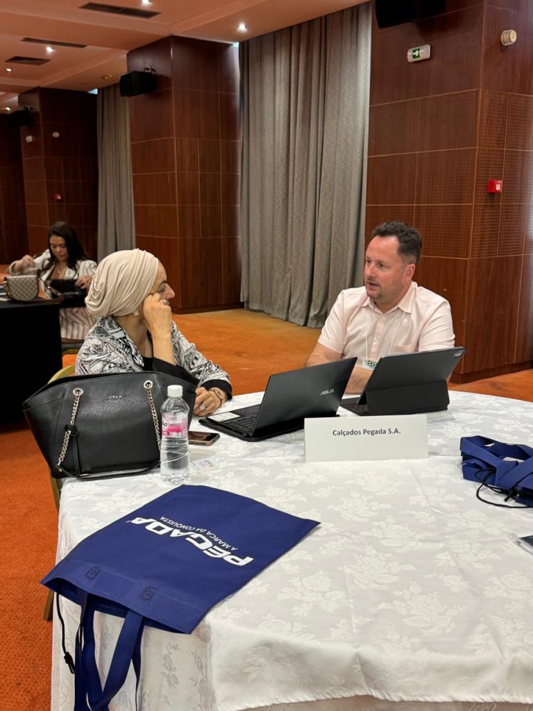 On the North Africa mission: Pegada Footwear in a B2B meeting in Tunisia
